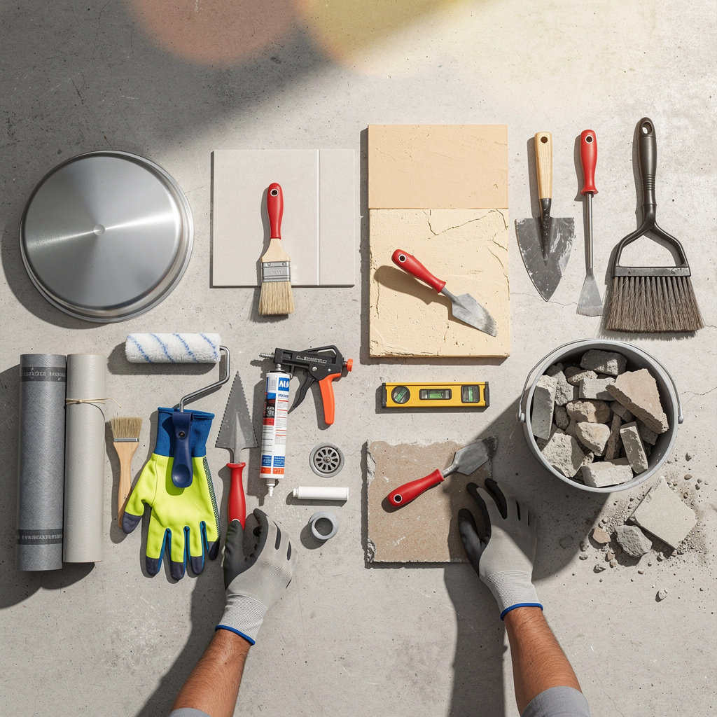 مقاول تكسير وترميم بالرياض - خدمات عزل خزانات المياه والحمامات والمطابخ والترميم الاحترافية